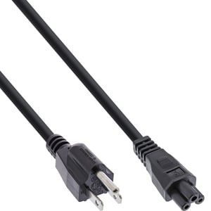 InLine 16656U kabel zasilające Czarny 2 m