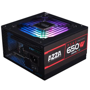 Azza PSAZ-650W(ARGB) moduł zasilaczy 20+4 pin ATX ATX Czarny