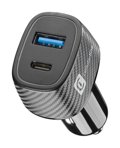 Cellularline 8018080440434 Laptop, Universal, schwarz, Zigarettenanzünder, Schnellladung, automatisch