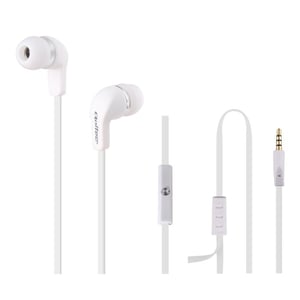 Qoltec 50801 Headphones/Headset Wired In-Ear Calls/Music White