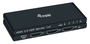 Equip 332716 HDMI-förgrening med 2x HDMI-uttag