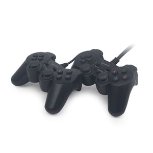 Gembird JPD-UDV2-01 Game Controller, Black, USB 2.0, Gamepad, Analog/Digital, PC