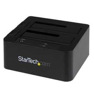 StarTech SDOCK2U33EB stacja dokująca do dysków twardych USB 3.2 Gen 1 (3.1 Gen 1) Type-B Czarny