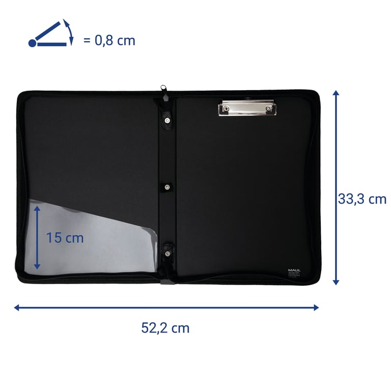 MAUL 2361390 okładka Plastik Czarny A4