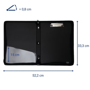 MAUL 2361390 okładka Plastik Czarny A4