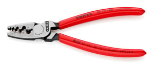 Knipex 97 71 180 zaciskarka kablowa Narzędzie do zaciskania Czerwony