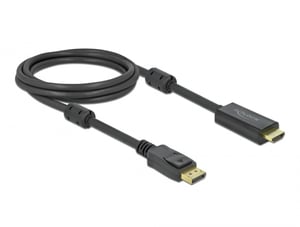DeLOCK Active DisplayPort 1.2 to HDMI 4K 60 Hz Cable, 2 m