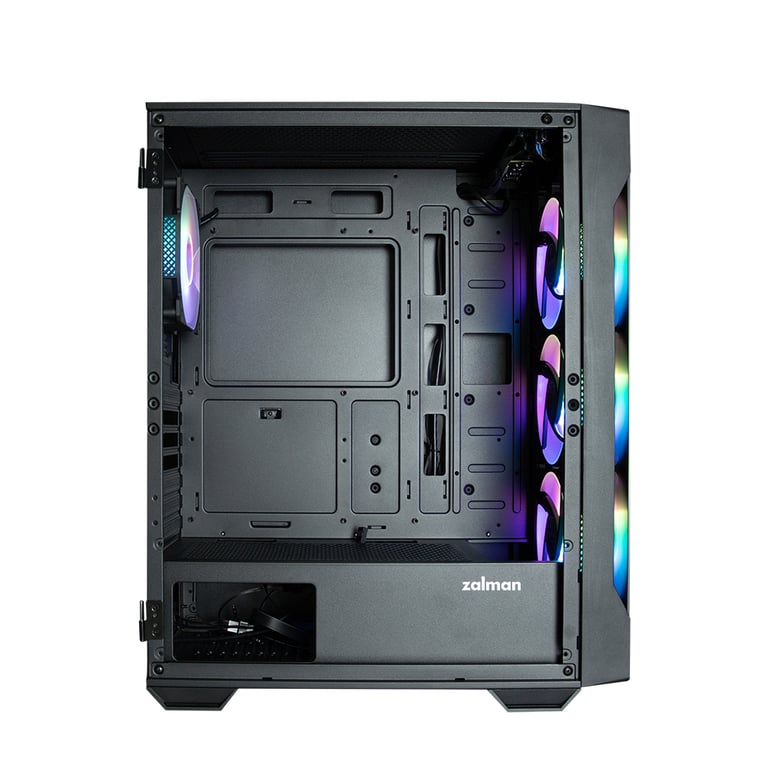 Zalman I3 NEO TG BLACK zabezpieczenia & uchwyty komputerów Midi Tower Czarny