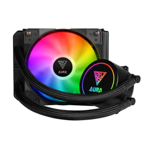 GAMDIAS AURA GL120 Procesor Zestaw do chłodzenia płynami 12 cm Czarny 1 szt.