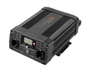 Technaxx Inverter 3000W Sine TE23 adapter zasilający/ inwentor Wewnętrzna Czarny