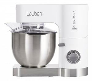Lauben LBNKM1200WT köksrobot 1200 W 5,5 l Rostfritt stål, Vit