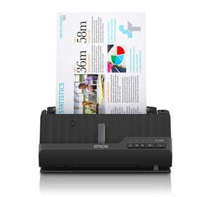 Epson ES-C320W ADF + arkivskanner 600 x 600 DPI A4 Svart