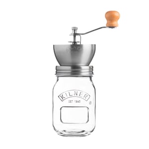Kilner 65025785 młynek do kawy Stal nierdzewna, Przezroczysty