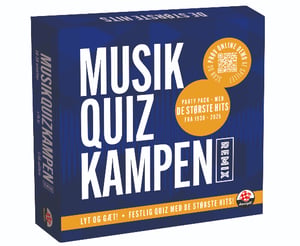 Danspil 101140 gra planszowa Musik Quiz Kampen Remix – De største hits 30 min Gra karciana Pamięć