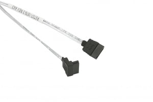 Supermicro CBL-SAST-0641 kabel SATA 0,45 m Biały