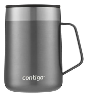 CONTIGO 2174673 kubek podróżny 420 ml Szary Stal nierdzewna