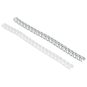 GBC WIREBIND 21LOOP A4 10MM BLACK (100)