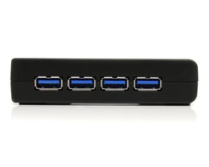 StarTech ST4300USB3EU huby i koncentratory 5000 Mbit/s Czarny
