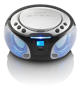 Lenco SCD-550 Digital 3,6 W FM Silverfärgad MP3-spelare