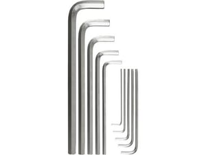 Yato YT-0519 Allen Wrench Set, L-Shaped, Metric, 10-Piece Set