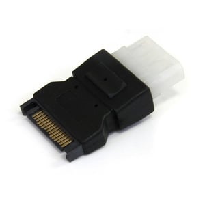 StarTech LP4SATAFM SATA (15-pin) to LP4 (4-pin) Cable Adapter, Black