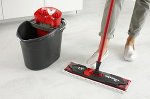 Vileda Ultramax XL Box mop Suchy i Mokry Mikrofibra Czarny, Czerwony
