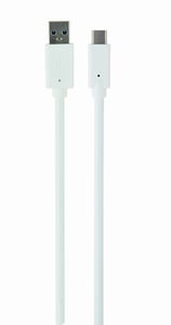 Cablexpert CCP-USB3-AMCM-W-10 USB 3.2 Gen 1 (3.1 Gen 1) Cable, 3 m, USB-A to USB-C, White