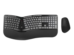 Conceptronic ORAZIO02US Keyboard with Included Mouse, Office RF Wireless, QWERTY US English, Black