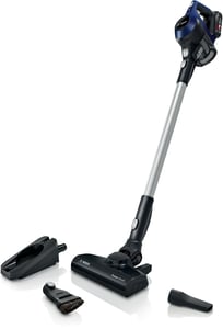Bosch Serie 6 BCS611P4A Stabstaubsauger/Elektrobürste Elektrobürste Akku Trockenbetrieb Hygienefilter Beutellos 0,3 l Schwarz 2,5 Ah