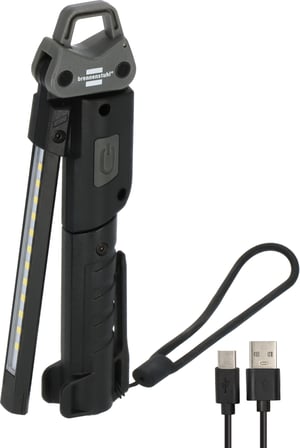 Brennenstuhl 1173730002 Work Light, Black, Gray, LED, 3 W