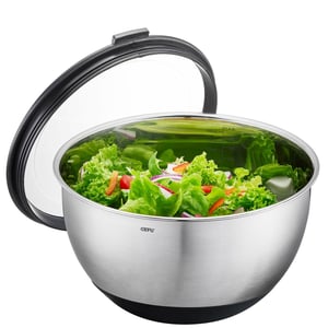 GEFU MUOVO Round Bowl 4.5 L Black, Stainless Steel 1 pc.