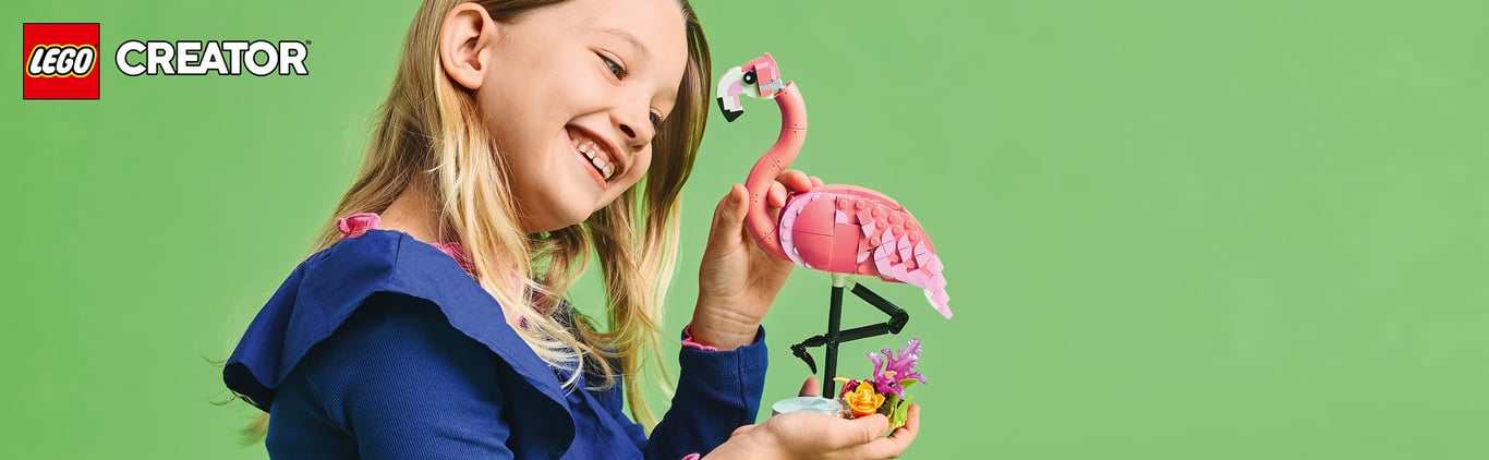 LEGO Creator Dzikie zwierzęta: różowy flaming