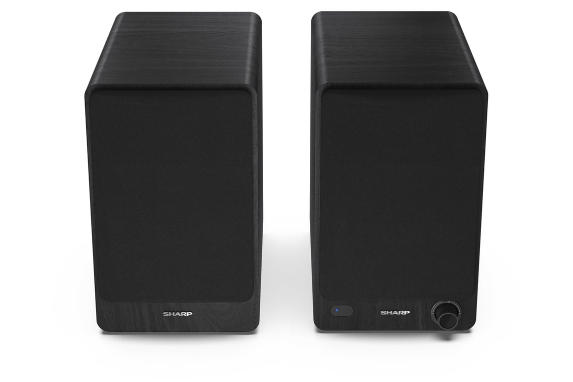 Sharp Bookshelf Speakers 2-drożny Czarny Przewodowy i Bezprzewodowy 60 W