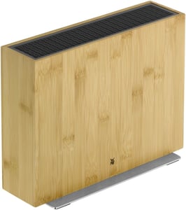 WMF 1893874500 Rectangular Bamboo Cutting Board, Stainless Steel, Wood