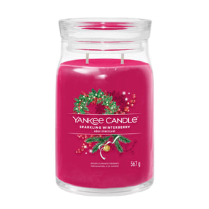 Yankee Candle Sparkling Winterberry świeca Okrągły Czerwony 1 szt.