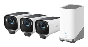 Eufy Cam S3 Pro 3+1 Outdoor IP Security Camera 3840 x 2160 px Wall