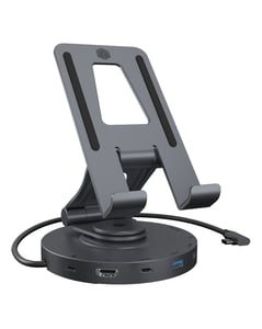 ICY BOX IB-TH100-DK Dockingstation für Tablet/Smartphone Anthrazit, Schwarz