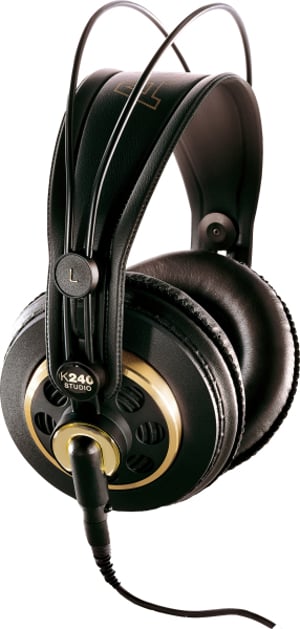 AKG K240 STUDIO Kopfhörer/Headset, kabelgebunden, Kopfbügel, Schwarz, Gold
