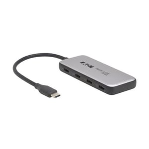 Eaton U460-004-4C-G2C Dockingstation, kabelgebunden, USB 3.2 Gen 2 (3.1 Gen 2), Typ C, Schwarz, Grau