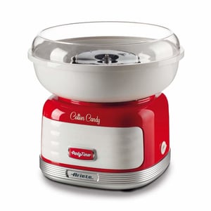 Ariete 2973/00 maskin för tillverkning av sockervadd, röd, 500 W
