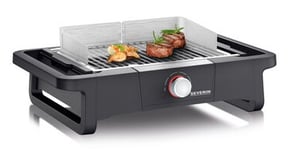 Severin PG 8123 STYLE EVO Grill Köksstation El Svart, Rostfritt stål 2500 W