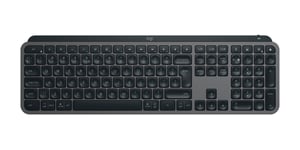 Logitech Master MX Keys Combo for Bussiness klawiatura Dołączona myszka Biuro RF Wireless + Bluetooth QWERTY Amerykański międzynarodowy Grafitowy