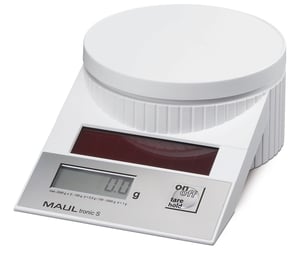 MAUL Solar Letter Scales MAULtronic S 2000 g Elektroniczna skala pocztowa Biały