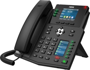 Fanvil X4U V2 telefon VoIP Czarny 12 linii LCD Wi-Fi