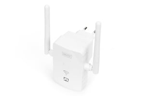 Digitus Trådlös signalförstärkare 300 Mbps / trådlös åtkomstpunkt, 2,4 GHz + USB-anslutning för laddning