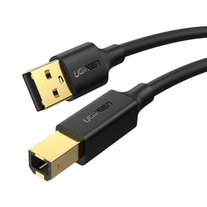 Ugreen 10352 kabel USB USB 2.0 3 m USB A USB B 0,48 Gbit/s Czarny