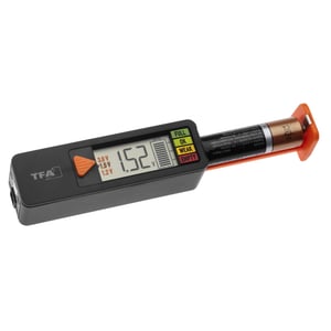 TFA-Dostmann 98.1126.01 Batterietester Schwarz