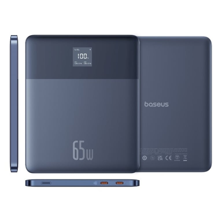 фото Зовнішній акумулятор (павербанк) Baseus Blade 2 65W 12000mAh Blue P10063801323-00