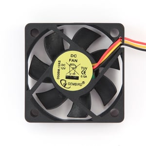 Gembird D50BM-12AS Computer Cooling System Computer Case Fan Black
