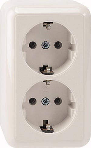 Merten MEG2421-8719 CEE 7/3 Electrical Outlet, White